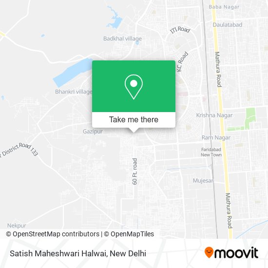 Satish Maheshwari Halwai map