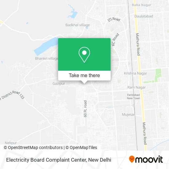 Electricity Board Complaint Center map