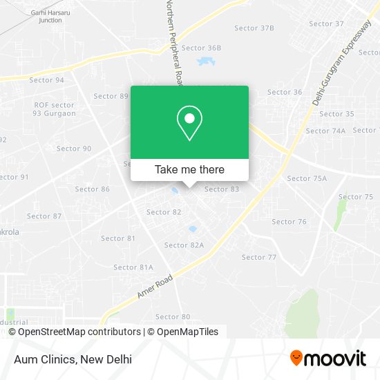 Aum Clinics map