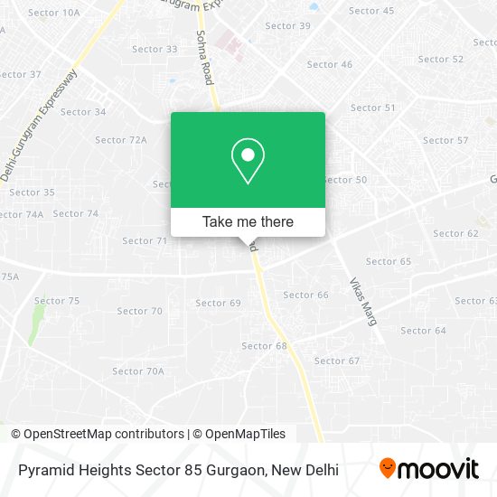 Pyramid Heights Sector 85 Gurgaon map