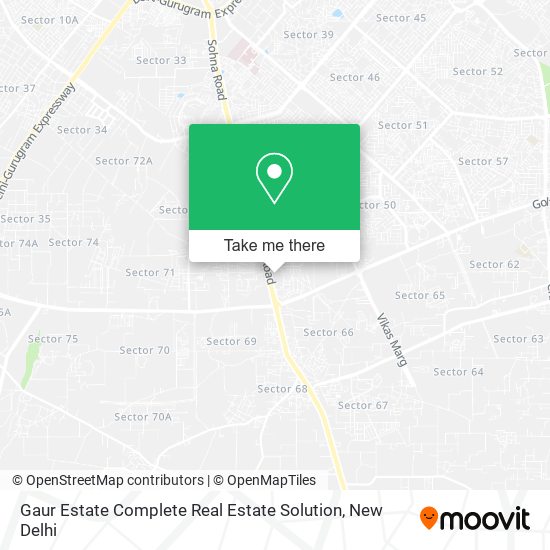Gaur Estate Complete Real Estate Solution map