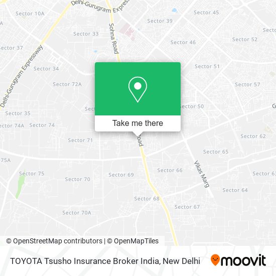 TOYOTA Tsusho Insurance Broker India map