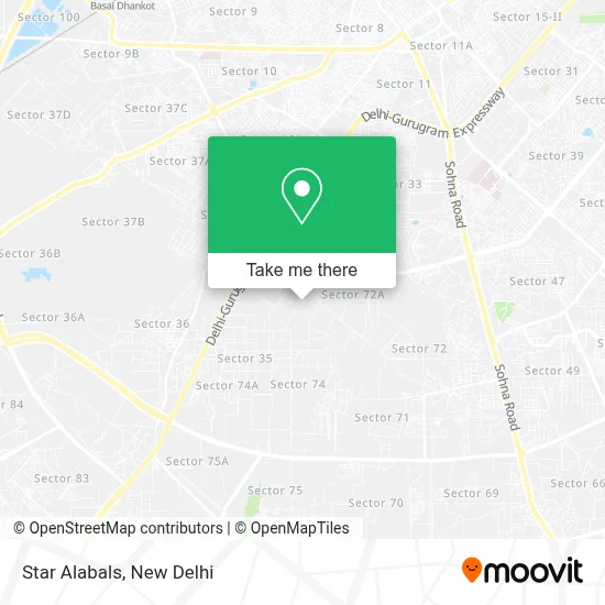 Star Alabals map