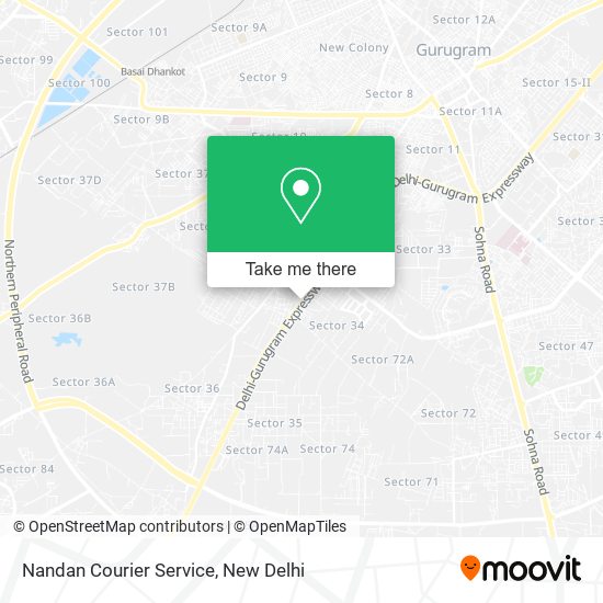 Nandan Courier Service map