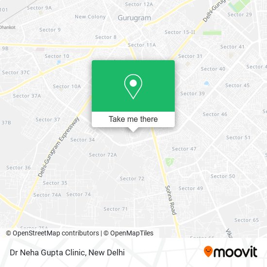 Dr Neha Gupta Clinic map