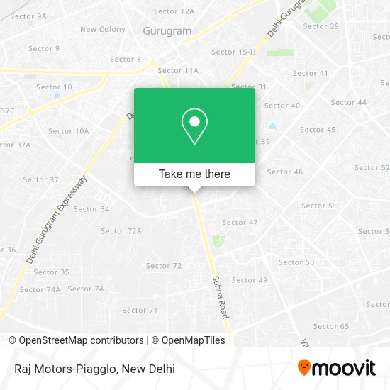 Raj Motors-Piagglo map