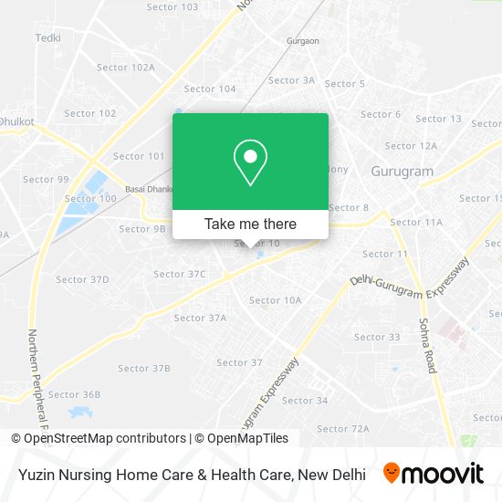 Yuzin Nursing Home Care & Health Care map