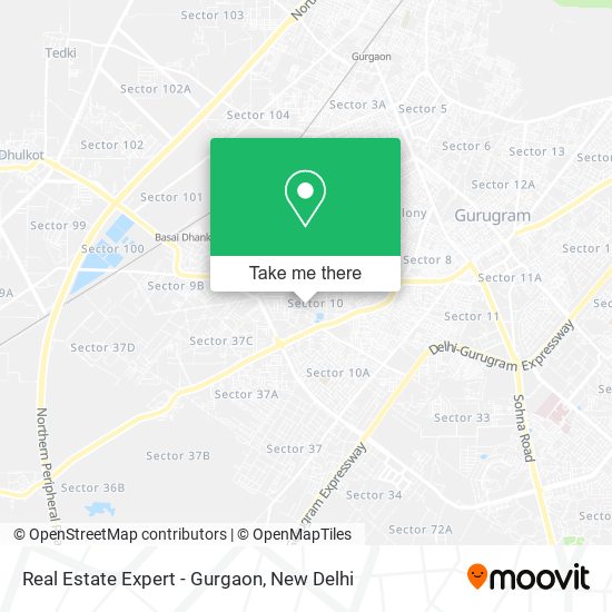 Real Estate Expert - Gurgaon map