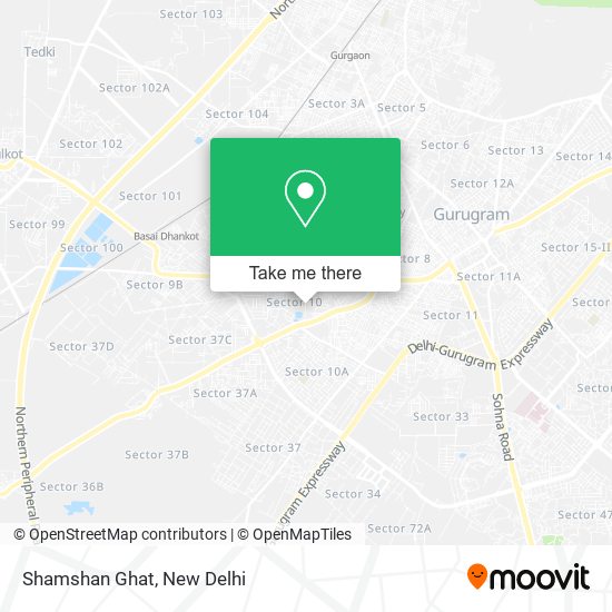 Shamshan Ghat map