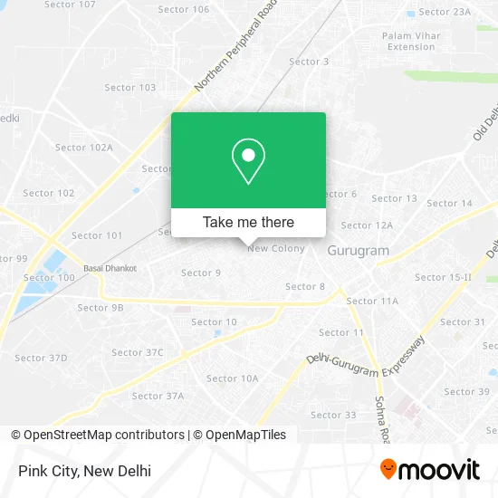 Pink City map