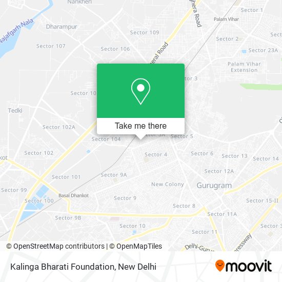 Kalinga Bharati Foundation map