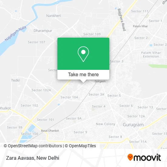 Zara Aavaas map