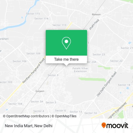 New India Mart map