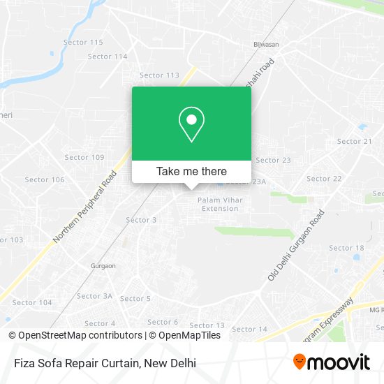 Fiza Sofa Repair Curtain map