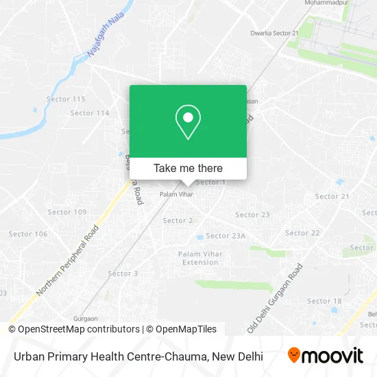Urban Primary Health Centre-Chauma map