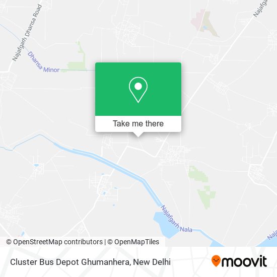 Cluster Bus Depot Ghumanhera map