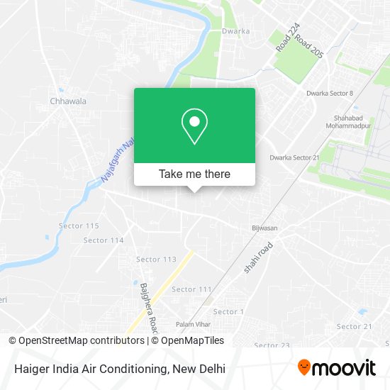 Haiger India Air Conditioning map