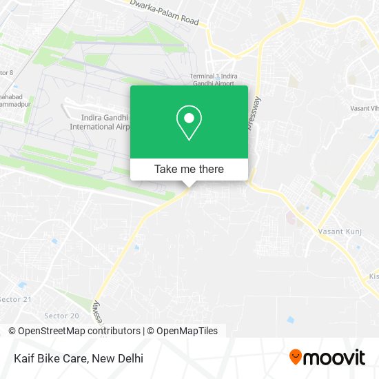 Kaif Bike Care map