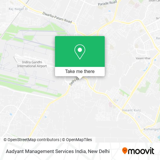Aadyant Management Services India map