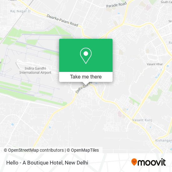 Hello - A Boutique Hotel map