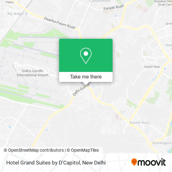 Hotel Grand Suites by D'Capitol map