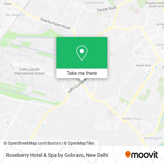 Roseberry Hotel & Spa by Gobravo map
