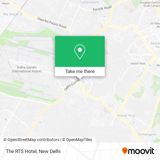 The RTS Hotel map