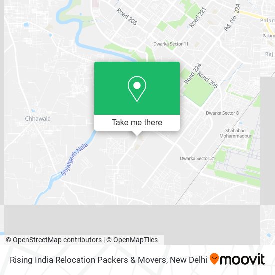 Rising India Relocation Packers & Movers map