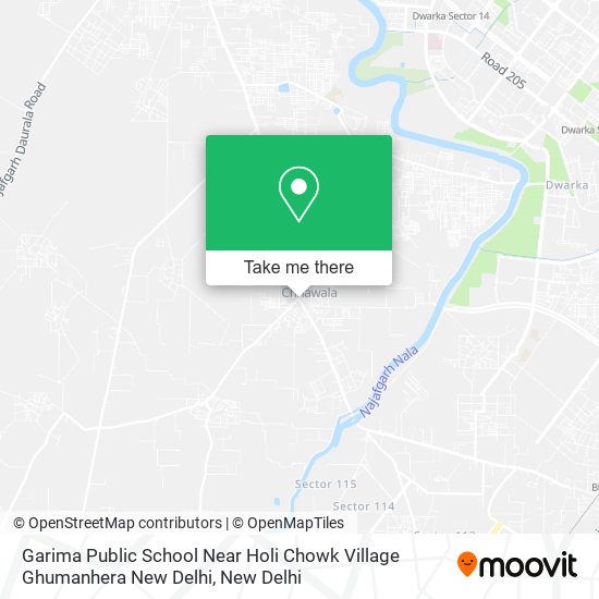 Garima Public School Near Holi Chowk Village Ghumanhera New Delhi map