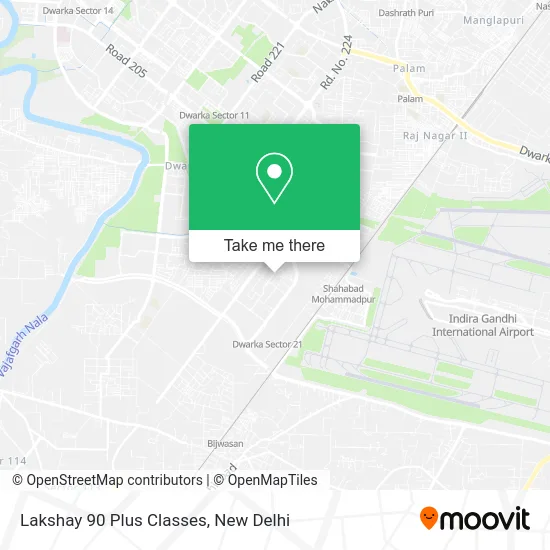 Lakshay 90 Plus Classes map