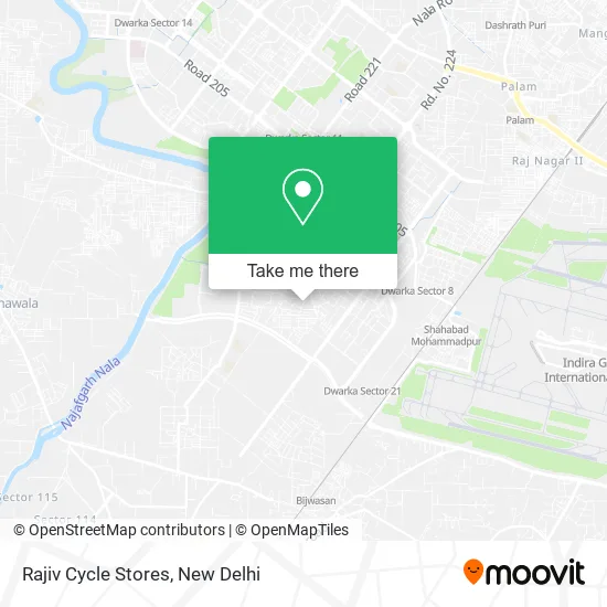 Rajiv Cycle Stores map