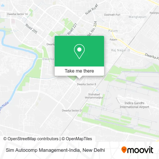 Sim Autocomp Management-India map