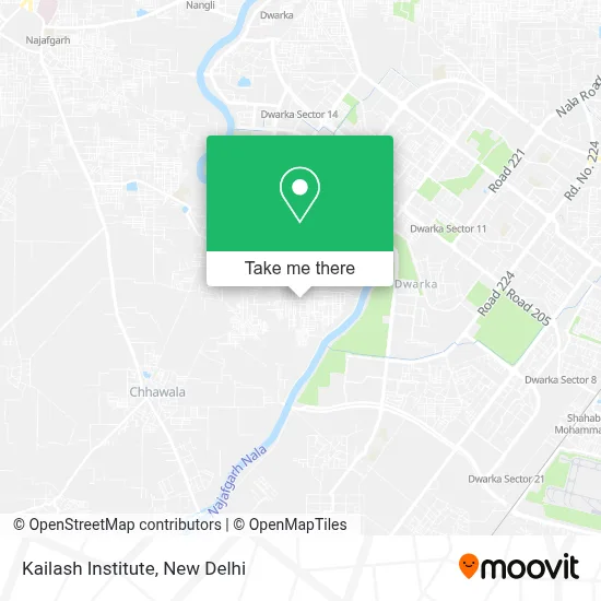 Kailash Institute map
