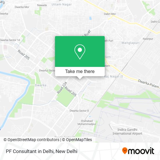 PF Consultant in Delhi map