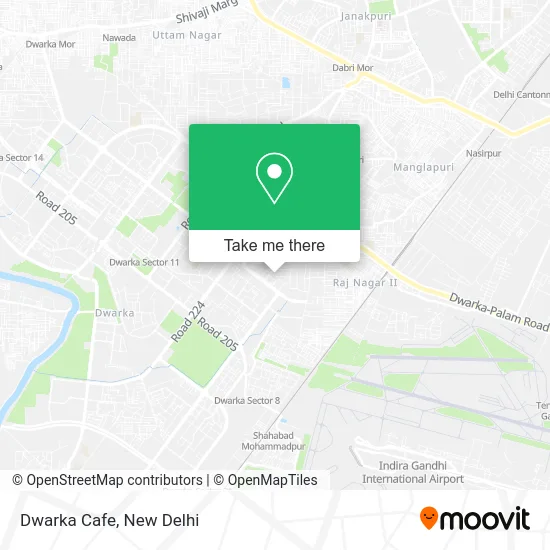 Dwarka Cafe map