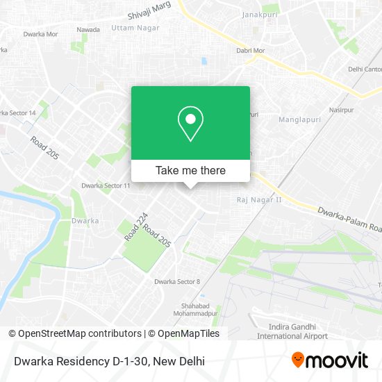 Dwarka Residency D-1-30 map