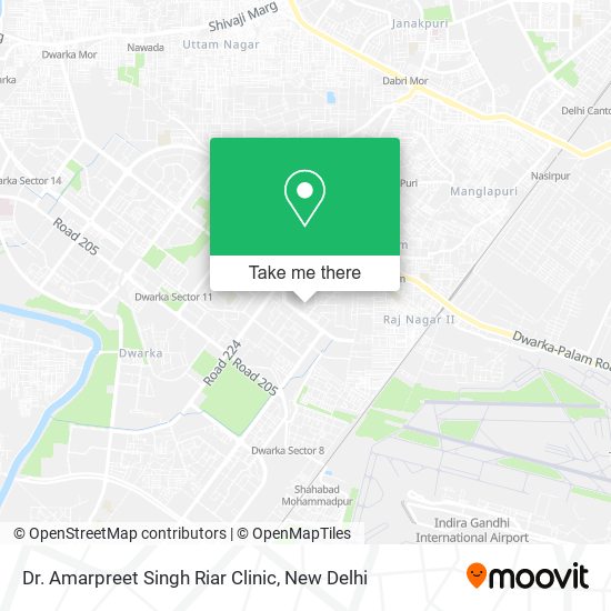 Dr. Amarpreet Singh Riar Clinic map