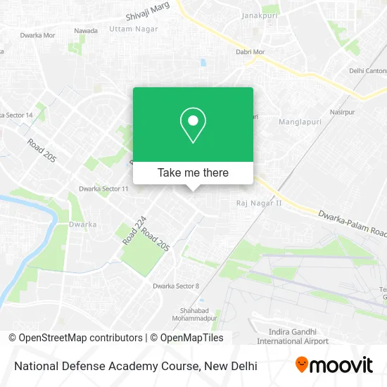 National Defense Academy Course map