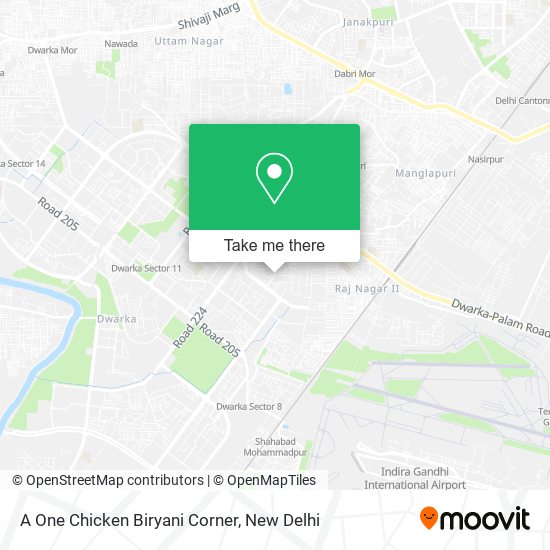A One Chicken Biryani Corner map