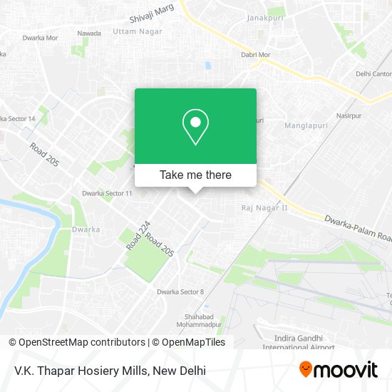 V.K. Thapar Hosiery Mills map