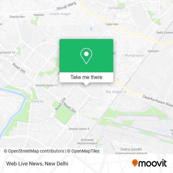 Web Live News map