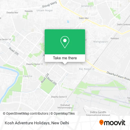 Kosh Adventure Holidays map