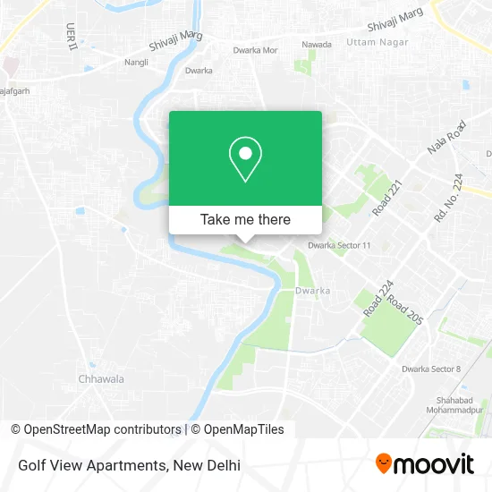 Golf View Apartments map