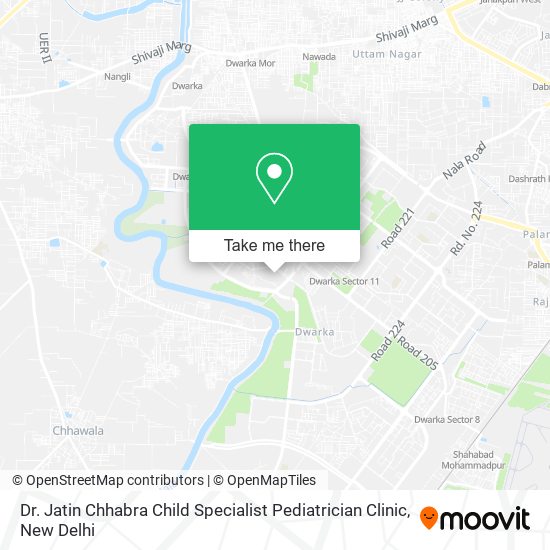 Dr. Jatin Chhabra Child Specialist Pediatrician Clinic map