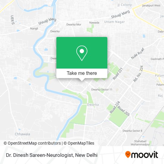 Dr. Dinesh Sareen-Neurologist map