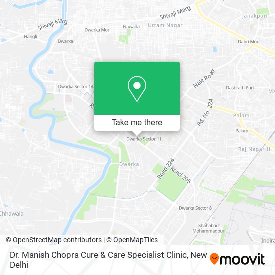 Dr. Manish Chopra Cure & Care Specialist Clinic map