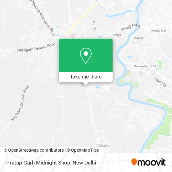 Pratap Garh Midnight Shop map