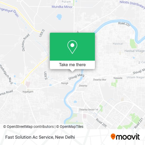 Fast Solution Ac Service map