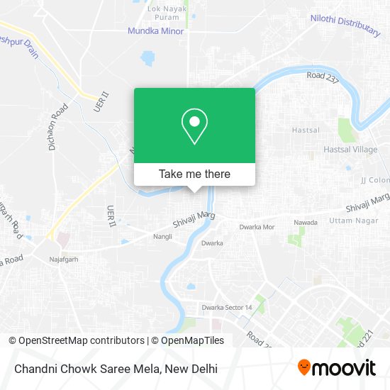 Chandni Chowk Saree Mela map