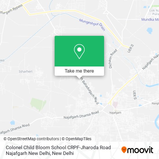 Colonel Child Bloom School CRPF-Jharoda Road Najafgarh New Delhi map